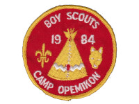 Click to enlarge 1984 Camp Opemikon